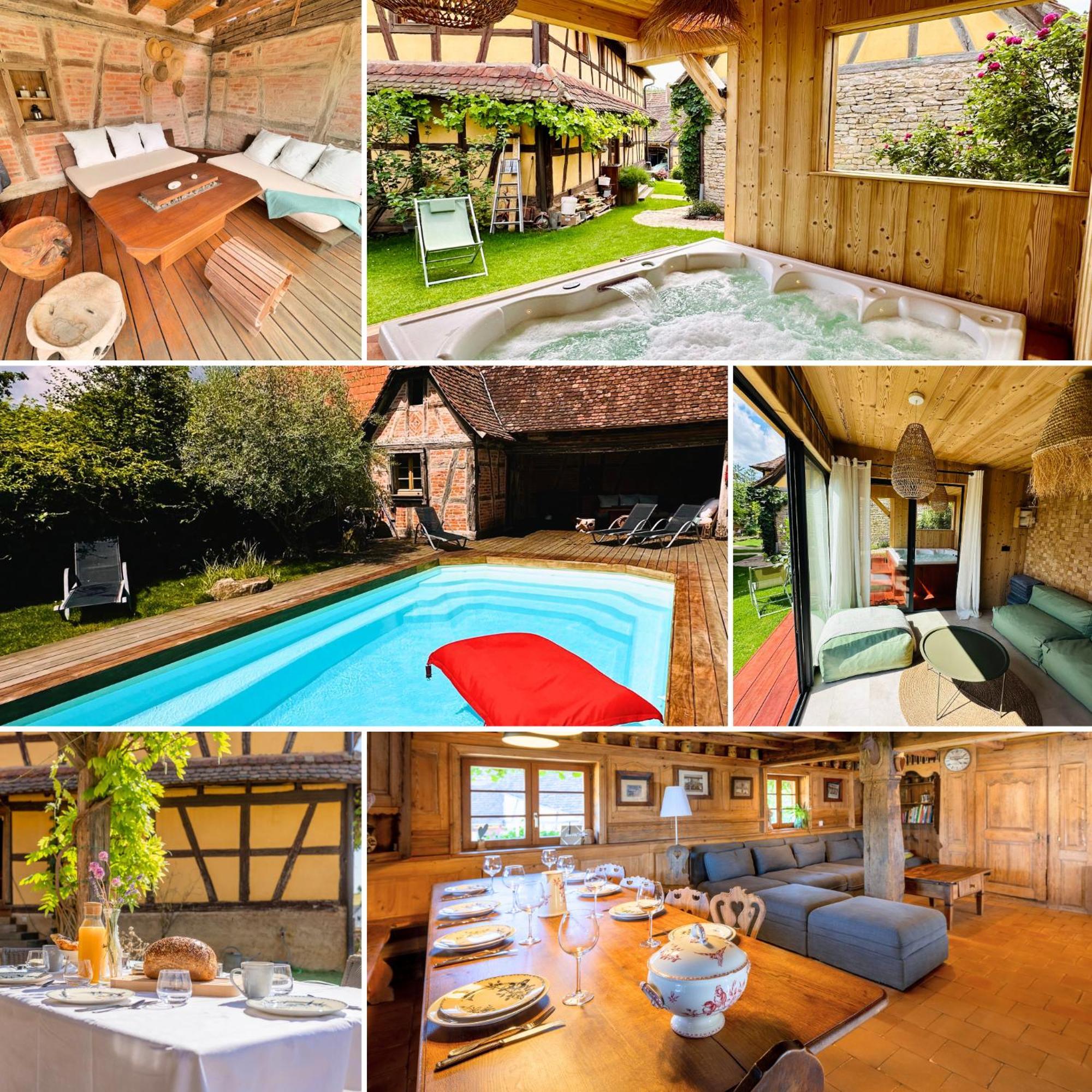Gite Le Chut - Piscine & Jacuzzi - 11 A 14 Personnes Rangen Exterior photo